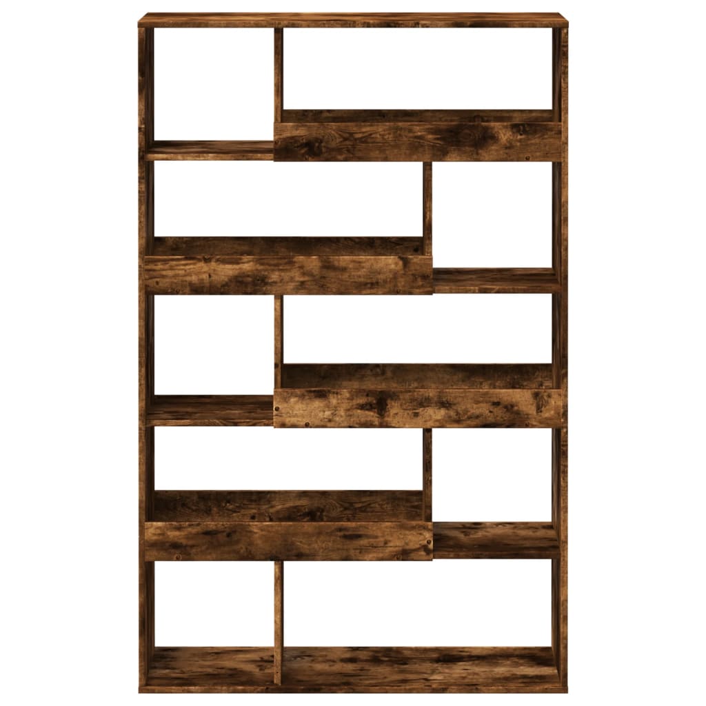 vidaXL Bibliotecă, stejar fumuriu, 100x33x156,5 cm, lemn prelucrat