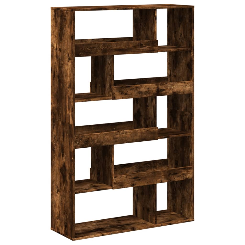 vidaXL Bibliotecă, stejar fumuriu, 100x33x156,5 cm, lemn prelucrat