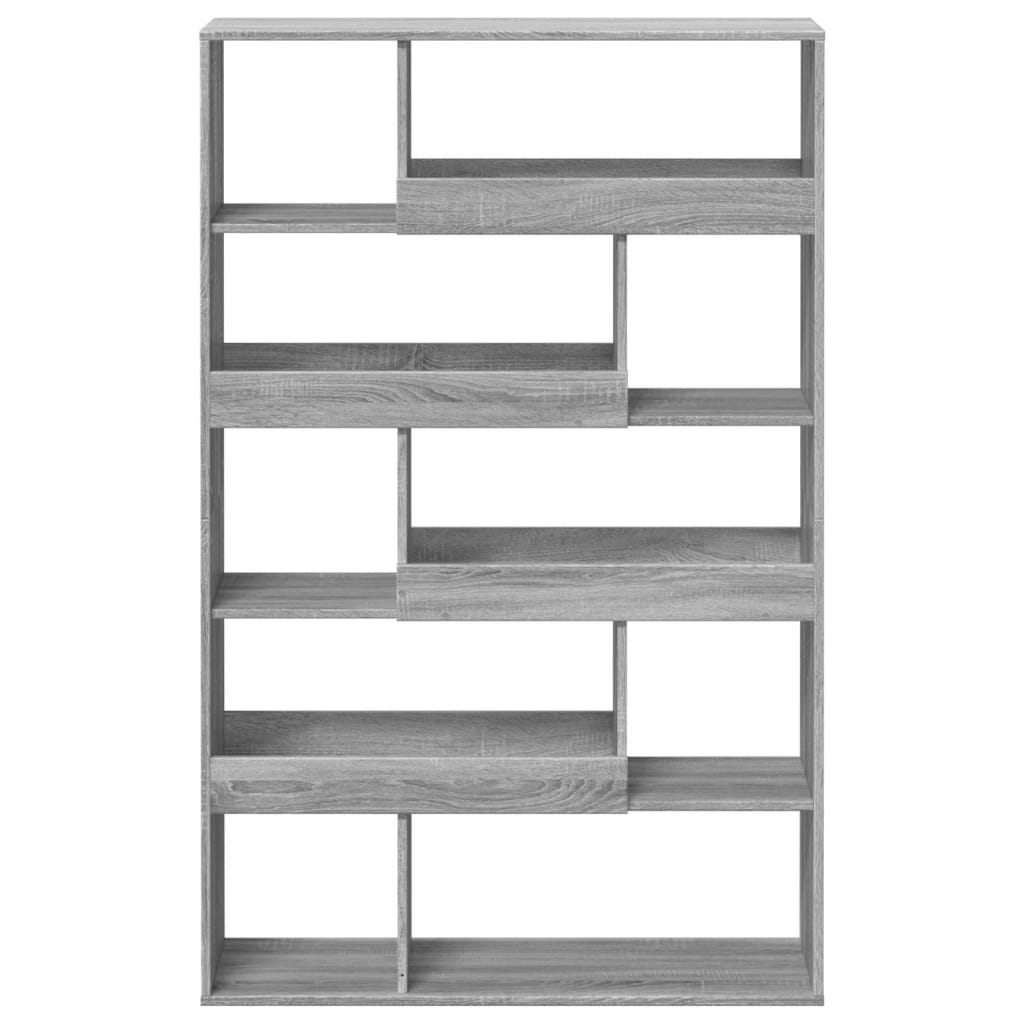 vidaXL Bibliotecă, gri sonoma, 100x33x156,5 cm, lemn prelucrat vidaXL Bibliotecă, gri sonoma, 100x33x156,5 cm, lemn prelucrat