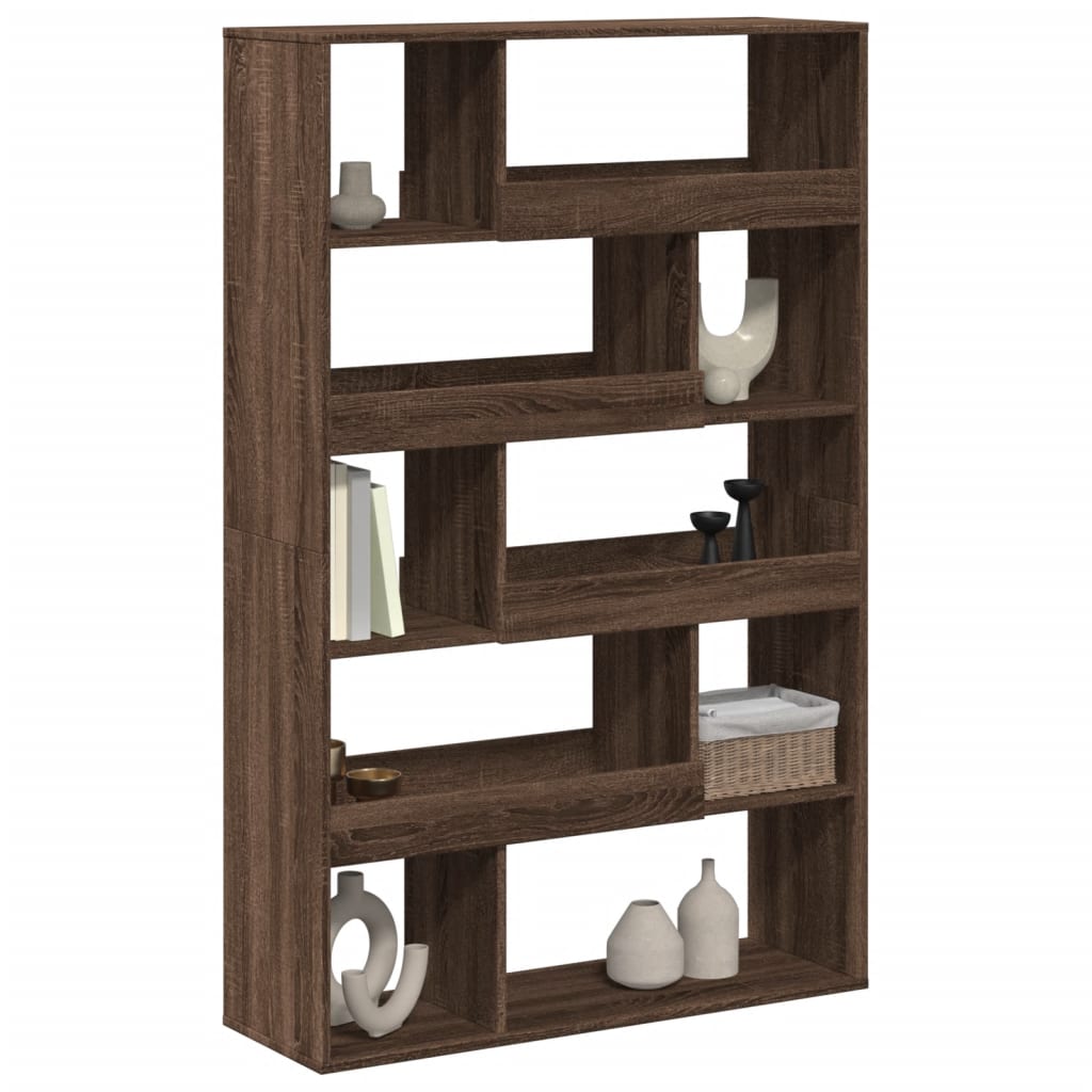 vidaXL Bibliotecă, stejar maro, 100x33x156,5 cm, lemn prelucrat