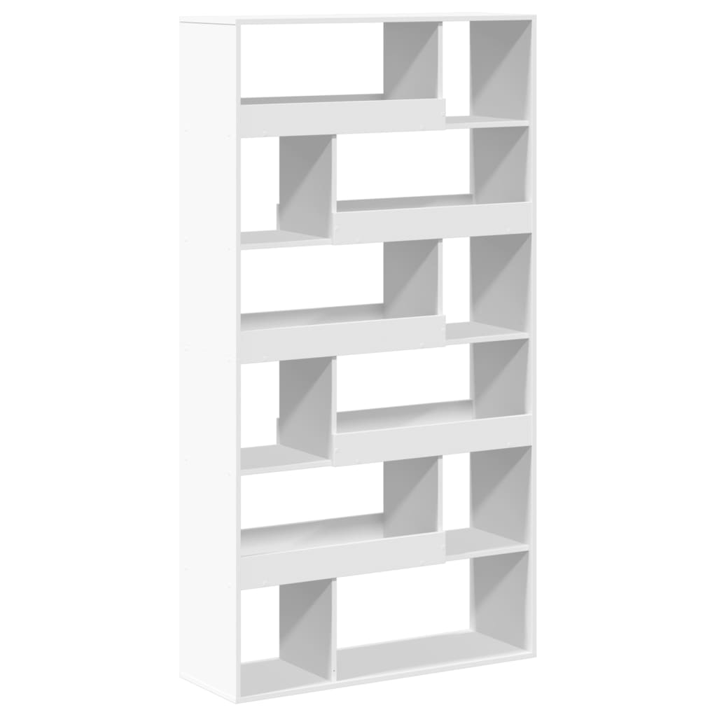 vidaXL Bibliotecă, alb, 100x33x187,5 cm, lemn prelucrat vidaXL Bibliotecă, alb, 100x33x187,5 cm, lemn prelucrat