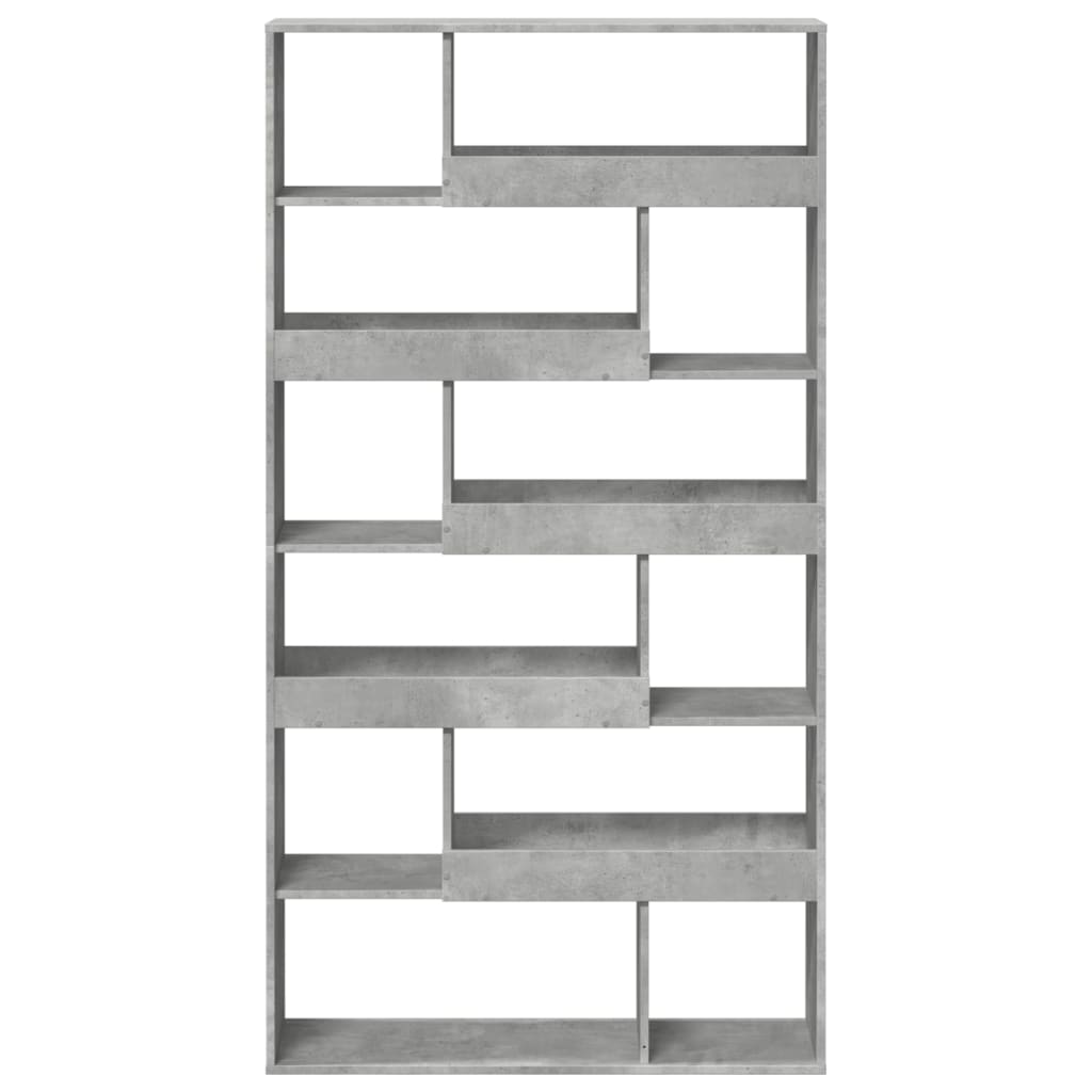 vidaXL Bibliotecă, gri beton, 100x33x187,5 cm, lemn prelucrat vidaXL Bibliotecă, gri beton, 100x33x187,5 cm, lemn prelucrat