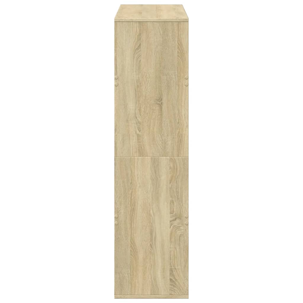vidaXL Bibliotecă, stejar sonoma, 100x33x125,5 cm, lemn prelucrat vidaXL Bibliotecă, stejar sonoma, 100x33x125,5 cm, lemn prelucrat