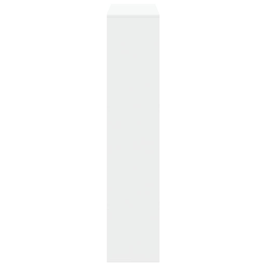 vidaXL Bibliotecă, alb, 100x33x156,5 cm, lemn prelucrat vidaXL Bibliotecă, alb, 100x33x156,5 cm, lemn prelucrat