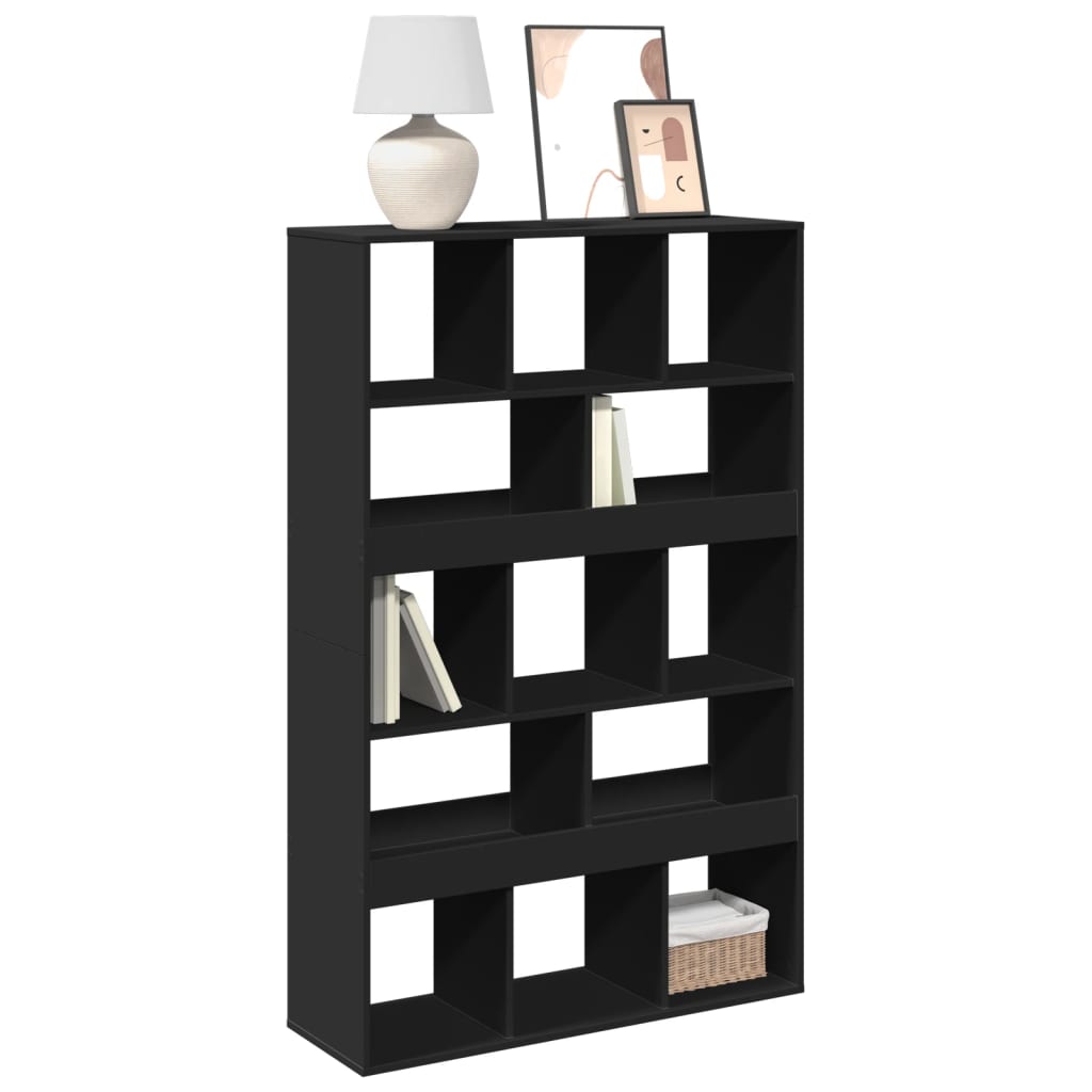 vidaXL Bibliotecă, negru, 100x33x156,5 cm, lemn prelucrat vidaXL Bibliotecă, negru, 100x33x156,5 cm, lemn prelucrat