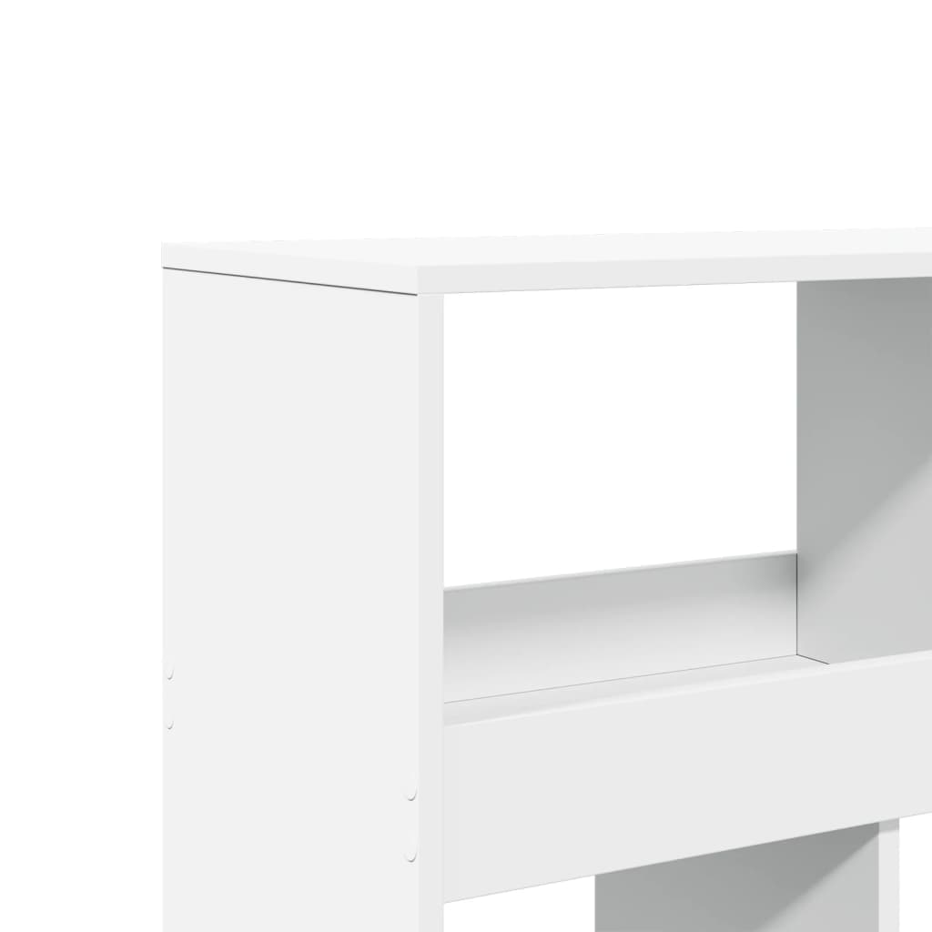 vidaXL Bibliotecă, alb, 100x33x187,5 cm, lemn prelucrat vidaXL Bibliotecă, alb, 100x33x187,5 cm, lemn prelucrat