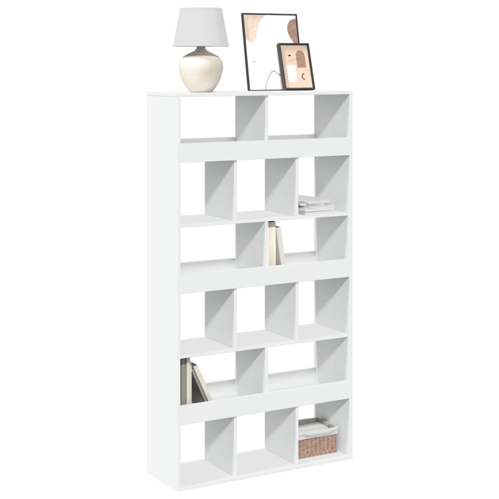vidaXL Bibliotecă, alb, 100x33x187,5 cm, lemn prelucrat vidaXL Bibliotecă, alb, 100x33x187,5 cm, lemn prelucrat