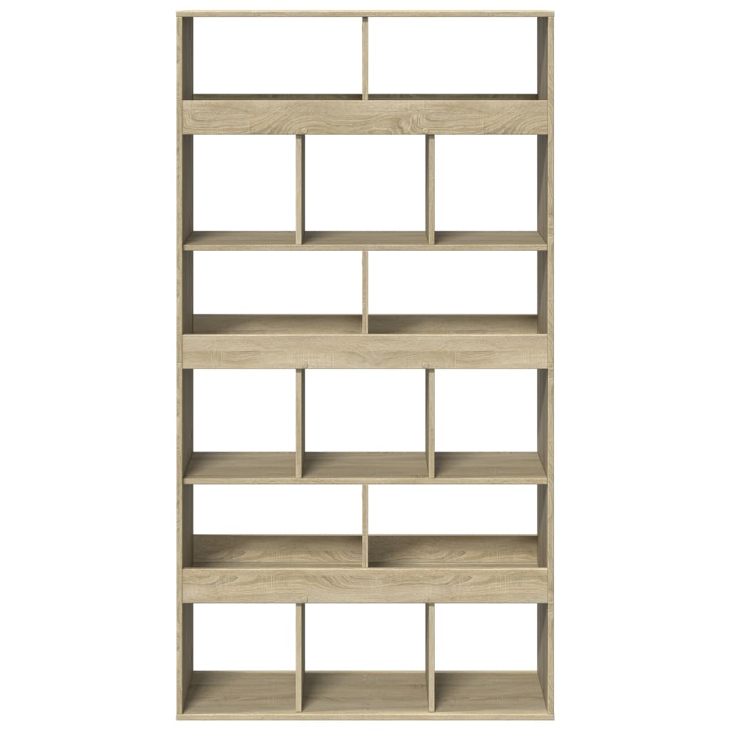 vidaXL Bibliotecă, stejar sonoma, 100x33x187,5 cm, lemn prelucrat vidaXL Bibliotecă, stejar sonoma, 100x33x187,5 cm, lemn prelucrat