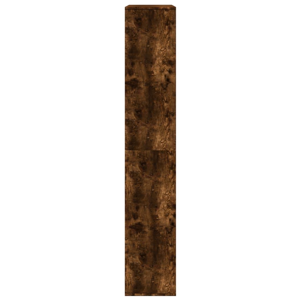 vidaXL Bibliotecă, stejar fumuriu, 100x33x187,5 cm, lemn prelucrat vidaXL Bibliotecă, stejar fumuriu, 100x33x187,5 cm, lemn prelucrat