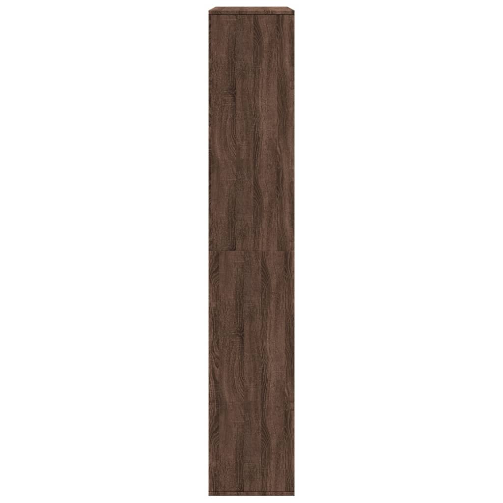 vidaXL Bibliotecă, stejar maro, 100x33x187,5 cm, lemn prelucrat