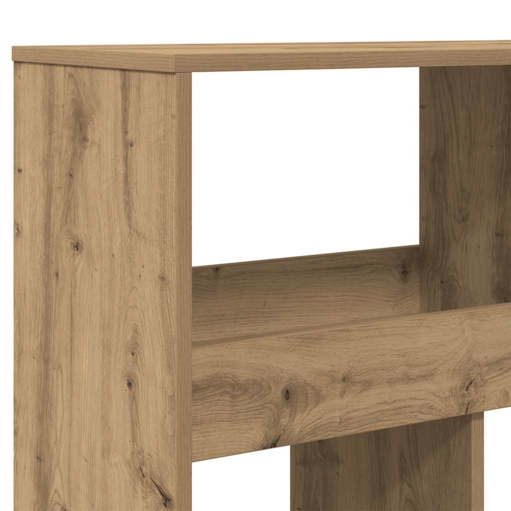 vidaXL Bibliotecă, stejar artizanal, 100x33x187,5 cm, lemn prelucrat vidaXL Bibliotecă, stejar artizanal, 100x33x187,5 cm, lemn prelucrat