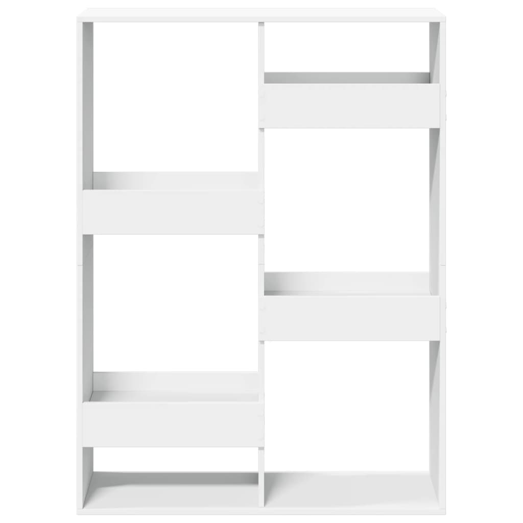 vidaXL Bibliotecă, alb, 100x33x135 cm, lemn prelucrat vidaXL Bibliotecă, alb, 100x33x135 cm, lemn prelucrat