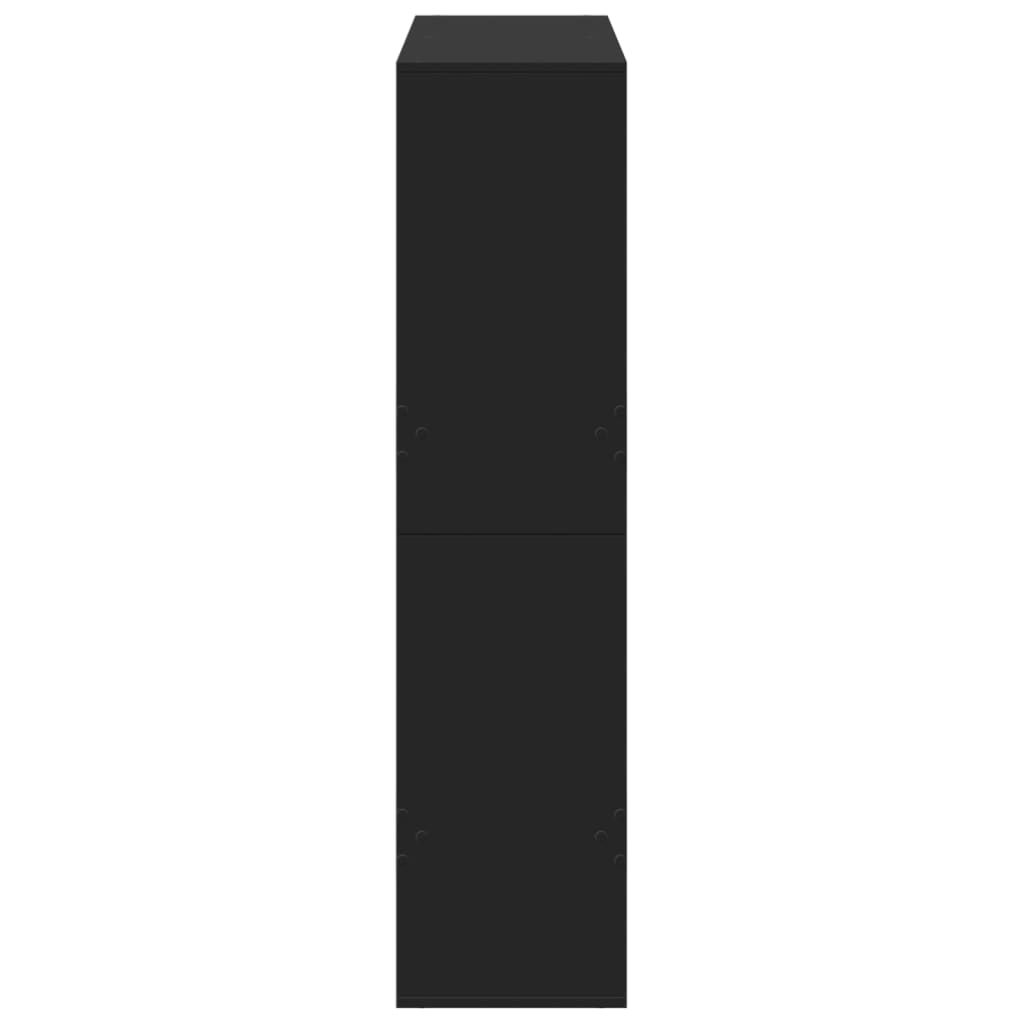 vidaXL Bibliotecă, negru, 100x33x135 cm, lemn prelucrat vidaXL Bibliotecă, negru, 100x33x135 cm, lemn prelucrat
