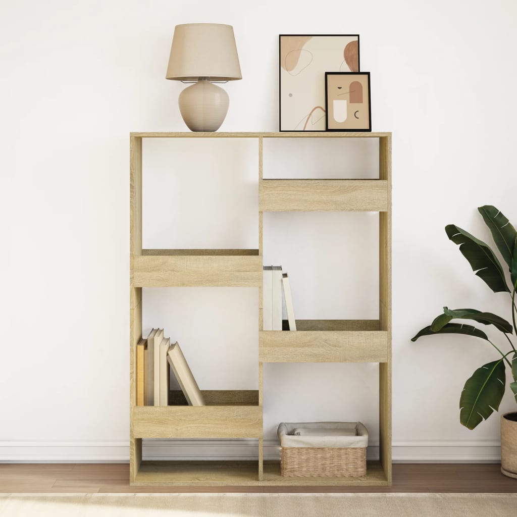 vidaXL Bibliotecă, stejar sonoma, 100x33x135 cm, lemn prelucrat vidaXL Bibliotecă, stejar sonoma, 100x33x135 cm, lemn prelucrat