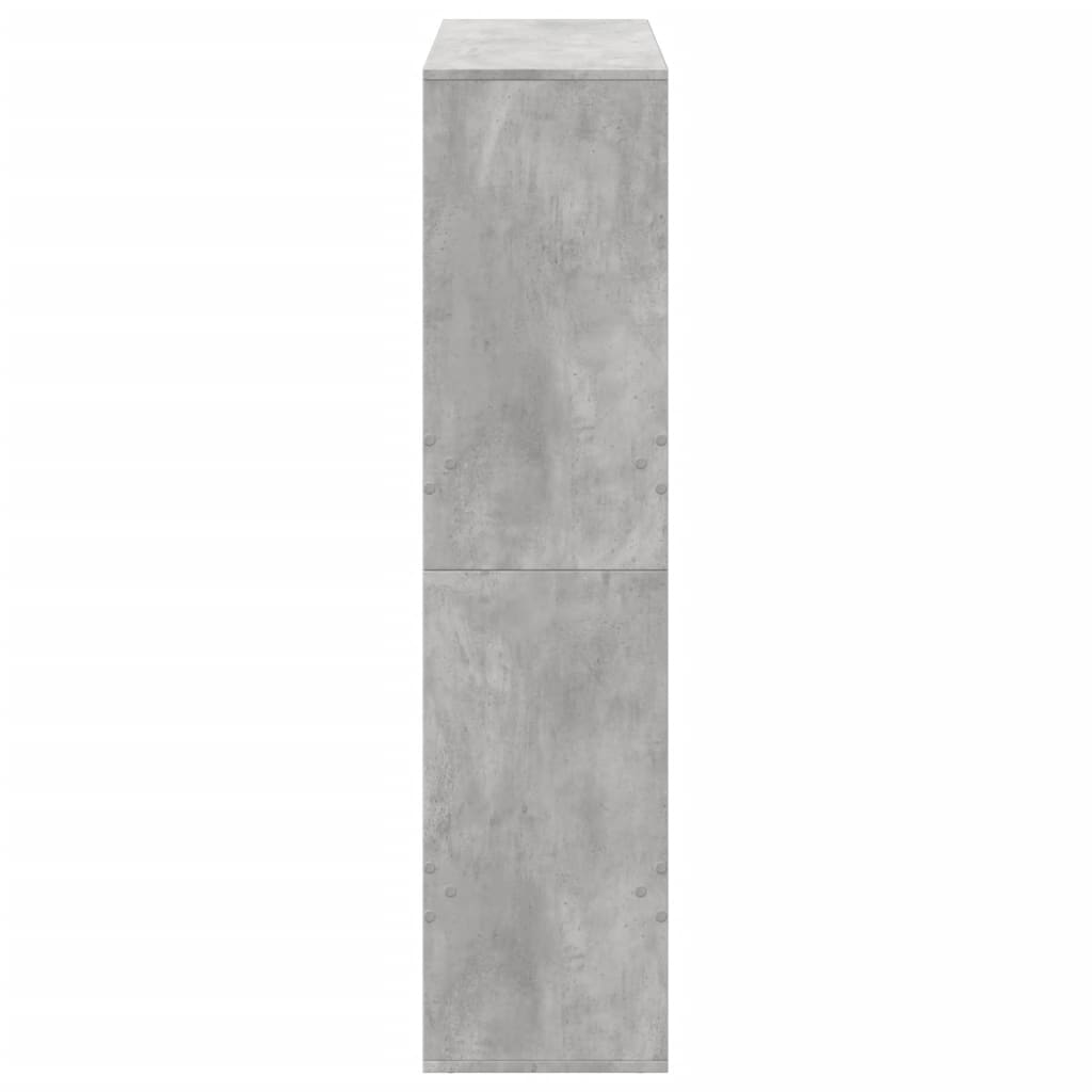 vidaXL Bibliotecă, gri beton, 100x33x135 cm, lemn prelucrat vidaXL Bibliotecă, gri beton, 100x33x135 cm, lemn prelucrat