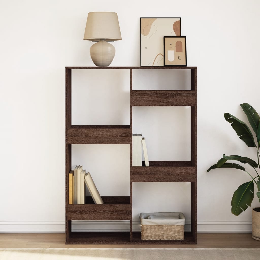 vidaXL Bibliotecă, stejar maro, 100x33x135 cm, lemn prelucrat