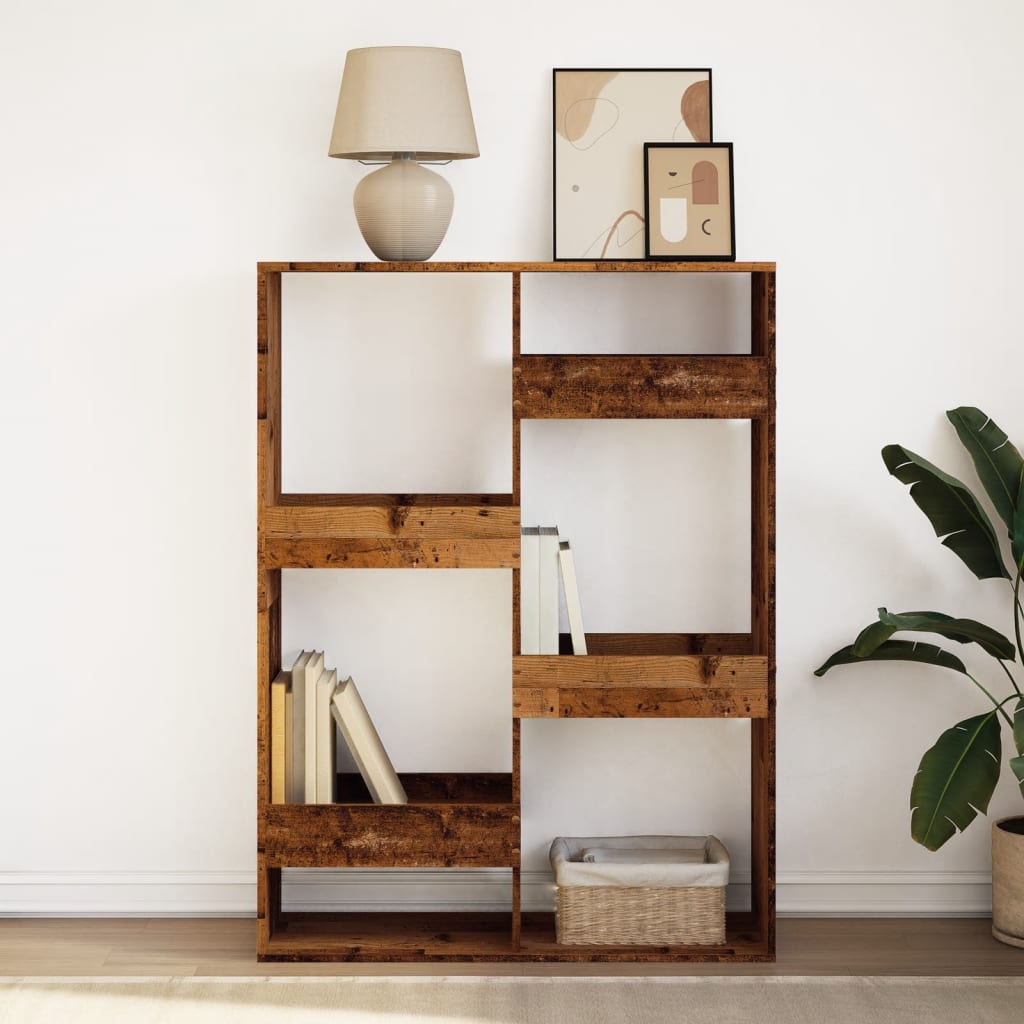 vidaXL Bibliotecă, lemn vechi, 100x33x135 cm, lemn prelucrat