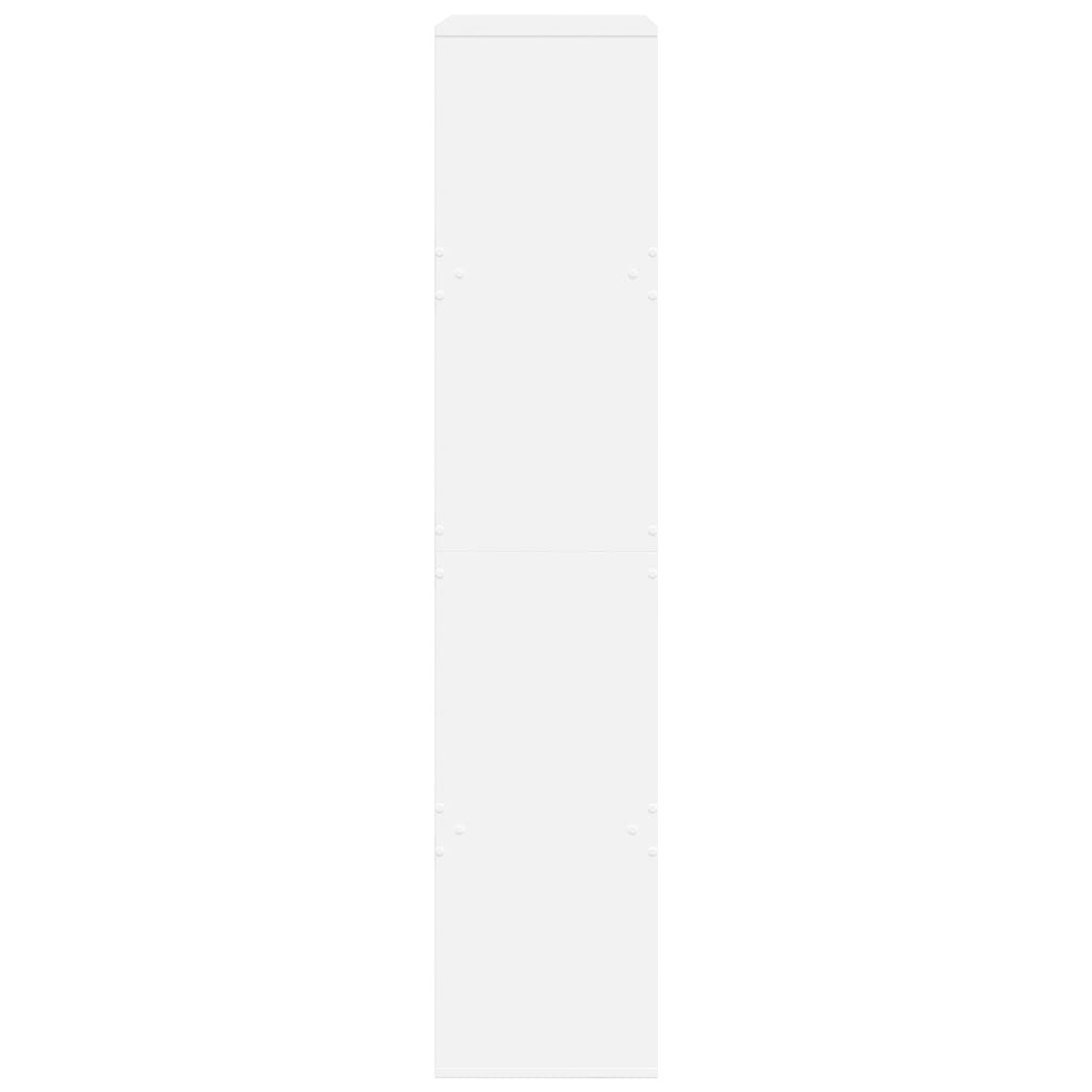 vidaXL Bibliotecă, alb, 100x33x155,5 cm, lemn prelucrat vidaXL Bibliotecă, alb, 100x33x155,5 cm, lemn prelucrat