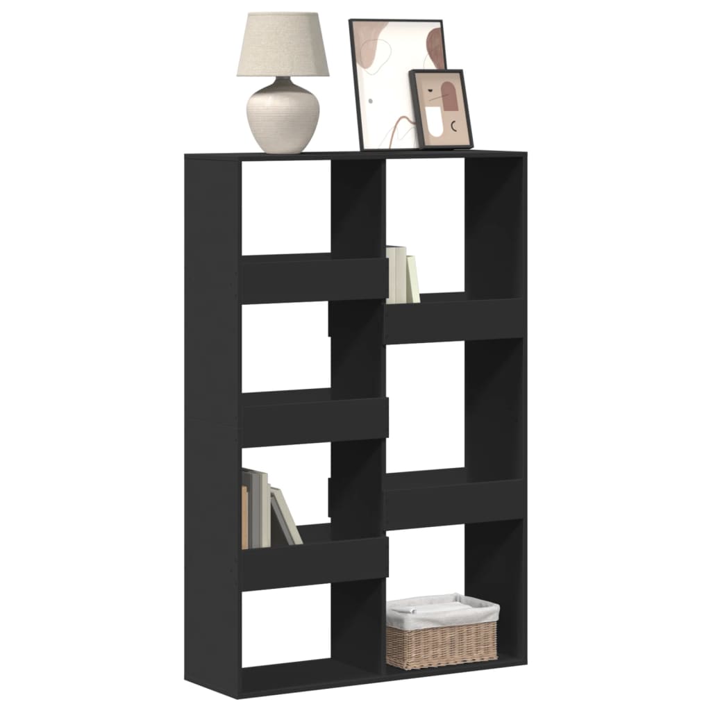 vidaXL Bibliotecă, negru, 100x33x155,5 cm, lemn prelucrat vidaXL Bibliotecă, negru, 100x33x155,5 cm, lemn prelucrat