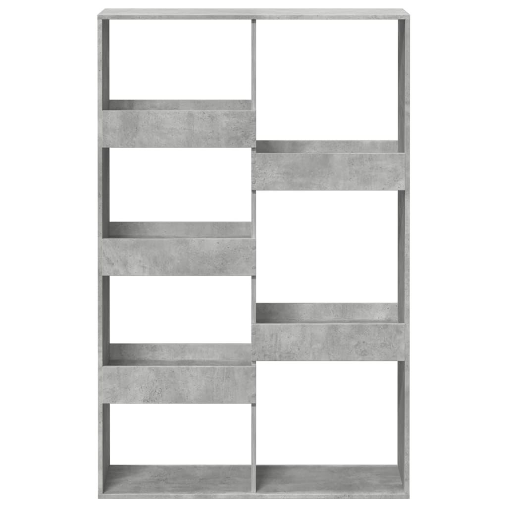 vidaXL Bibliotecă, gri beton, 100x33x155,5 cm, lemn prelucrat vidaXL Bibliotecă, gri beton, 100x33x155,5 cm, lemn prelucrat