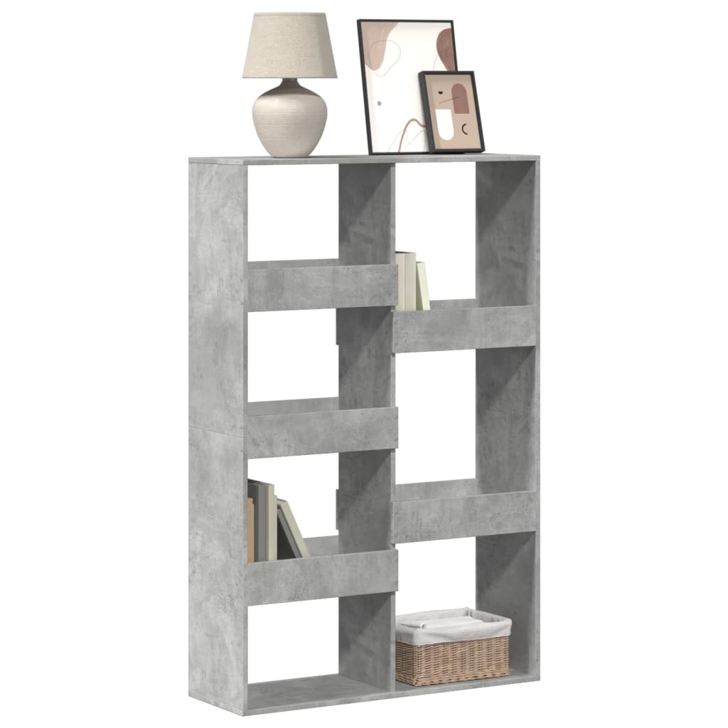 vidaXL Bibliotecă, gri beton, 100x33x155,5 cm, lemn prelucrat vidaXL Bibliotecă, gri beton, 100x33x155,5 cm, lemn prelucrat