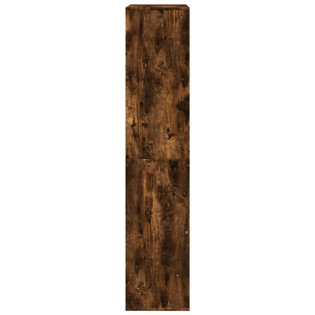 vidaXL Bibliotecă, stejar fumuriu, 100x33x155,5 cm, lemn prelucrat vidaXL Bibliotecă, stejar fumuriu, 100x33x155,5 cm, lemn prelucrat