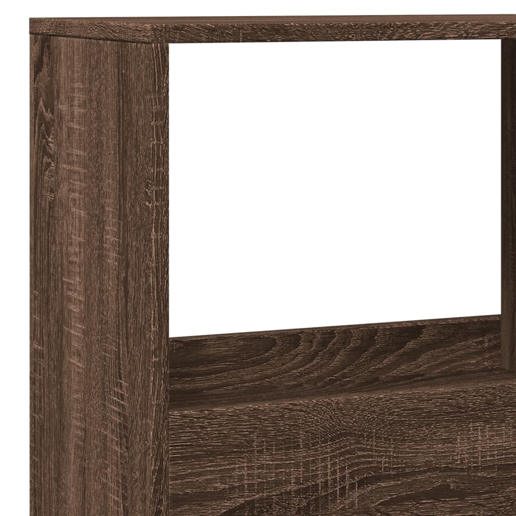 vidaXL Bibliotecă, stejar maro, 100x33x155,5 cm, lemn prelucrat