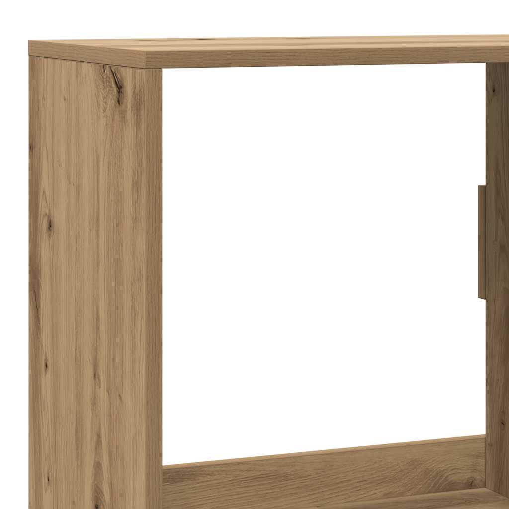 vidaXL Bibliotecă, stejar artizanal, 100x33x155,5 cm, lemn prelucrat vidaXL Bibliotecă, stejar artizanal, 100x33x155,5 cm, lemn prelucrat