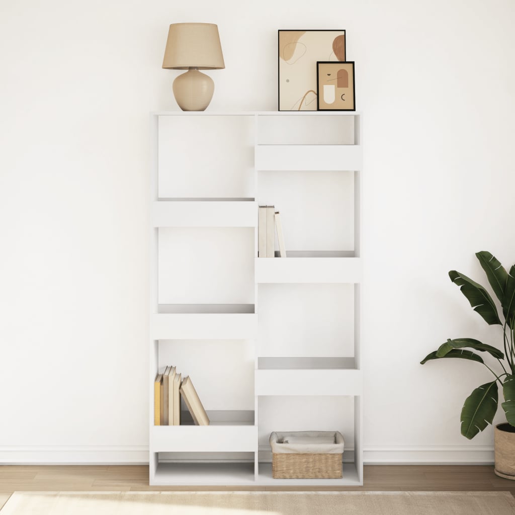vidaXL Bibliotecă, alb, 100x33x175 cm, lemn prelucrat vidaXL Bibliotecă, alb, 100x33x175 cm, lemn prelucrat