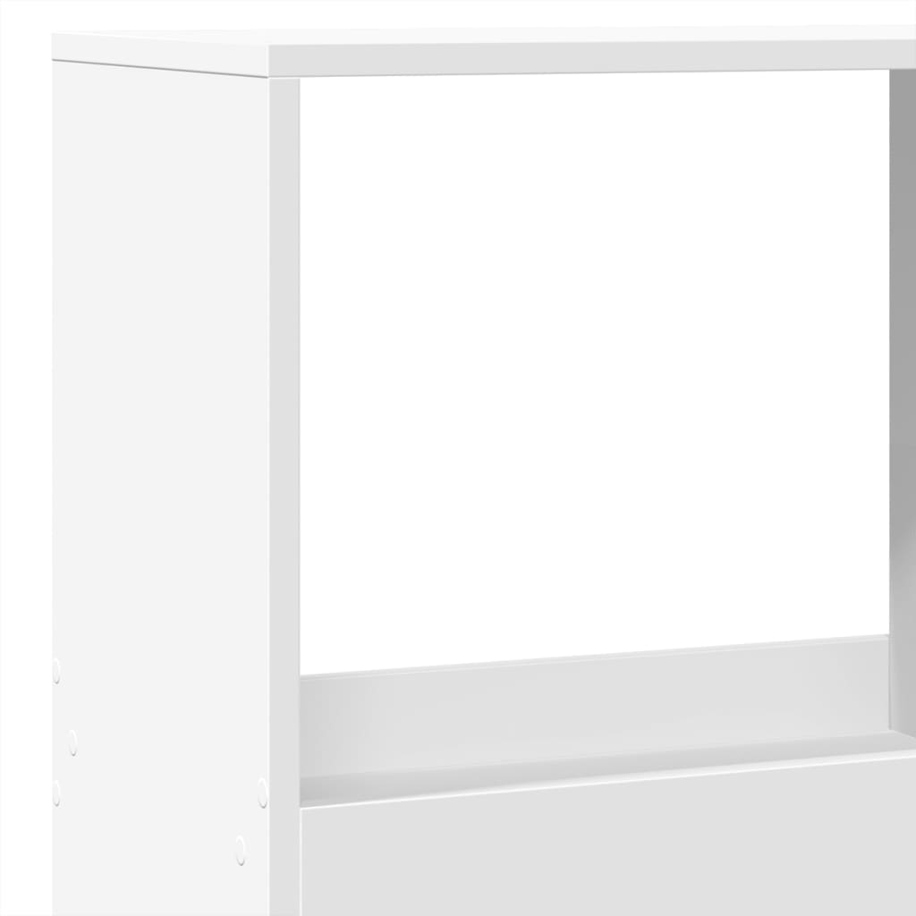 vidaXL Bibliotecă, alb, 100x33x175 cm, lemn prelucrat vidaXL Bibliotecă, alb, 100x33x175 cm, lemn prelucrat