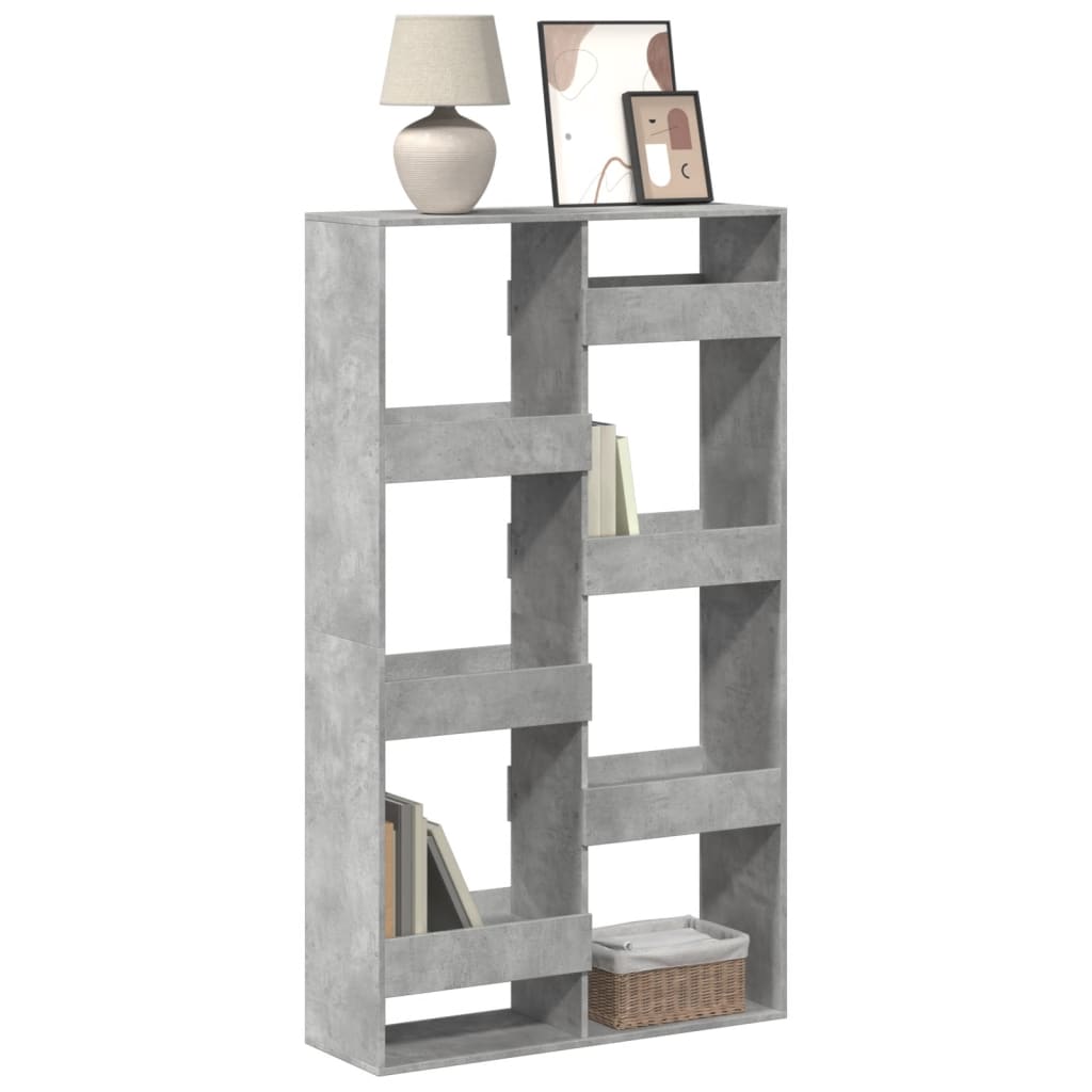 vidaXL Bibliotecă, gri beton, 100x33x175 cm, lemn prelucrat vidaXL Bibliotecă, gri beton, 100x33x175 cm, lemn prelucrat