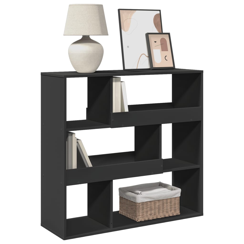 vidaXL Separator de cameră, negru, 100x33x94,5 cm, lemn prelucrat vidaXL Separator de cameră, negru, 100x33x94,5 cm, lemn prelucrat