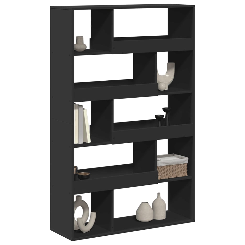 vidaXL Separator de cameră, negru, 100x33x156,5 cm, lemn prelucrat vidaXL Separator de cameră, negru, 100x33x156,5 cm, lemn prelucrat