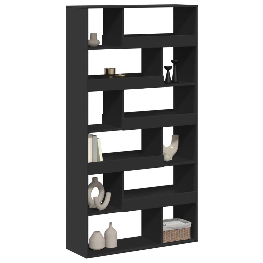 vidaXL Separator de cameră, negru, 100x33x187,5 cm, lemn prelucrat vidaXL Separator de cameră, negru, 100x33x187,5 cm, lemn prelucrat