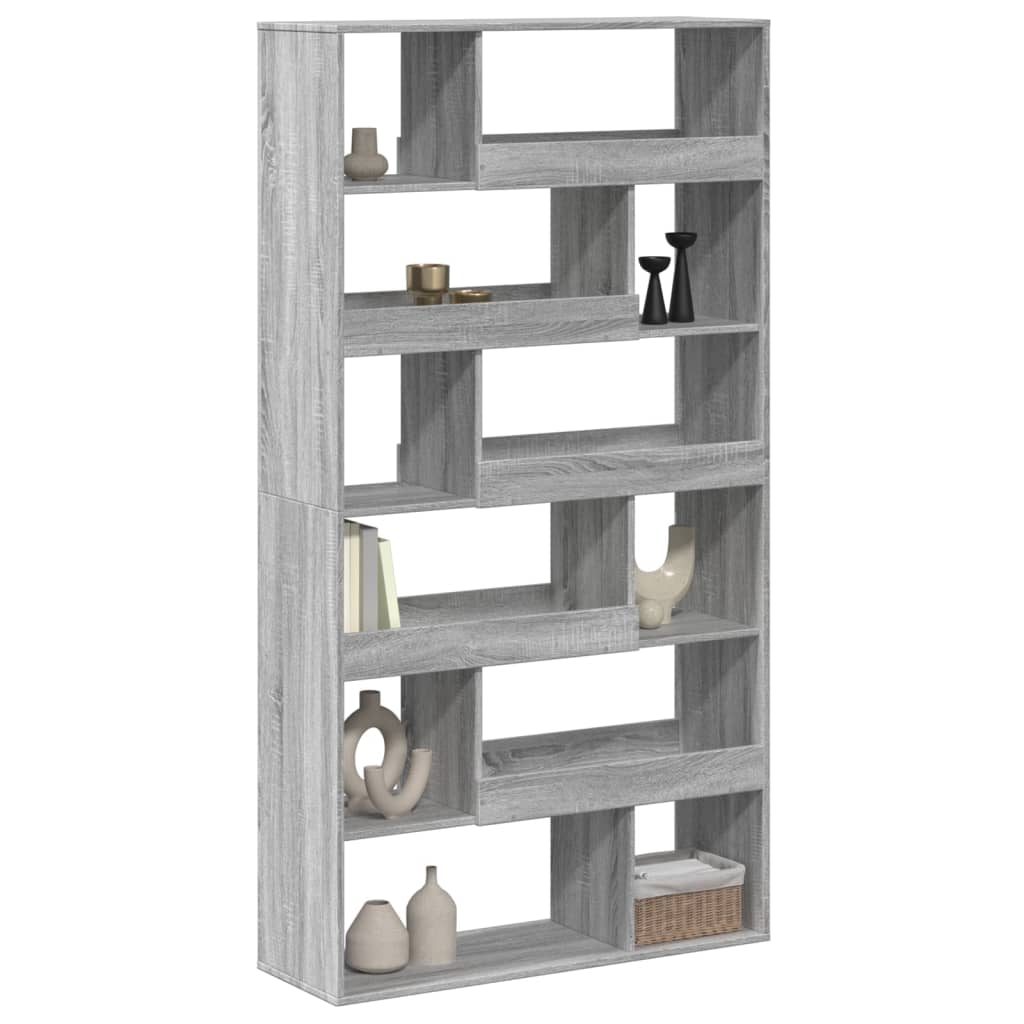 vidaXL Separator de cameră gri sonoma, 100x33x187,5 cm, lemn prelucrat