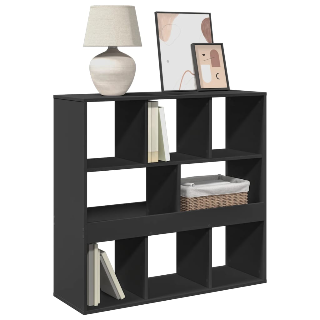vidaXL Separator de cameră, negru, 100x33x94,5 cm, lemn prelucrat vidaXL Separator de cameră, negru, 100x33x94,5 cm, lemn prelucrat
