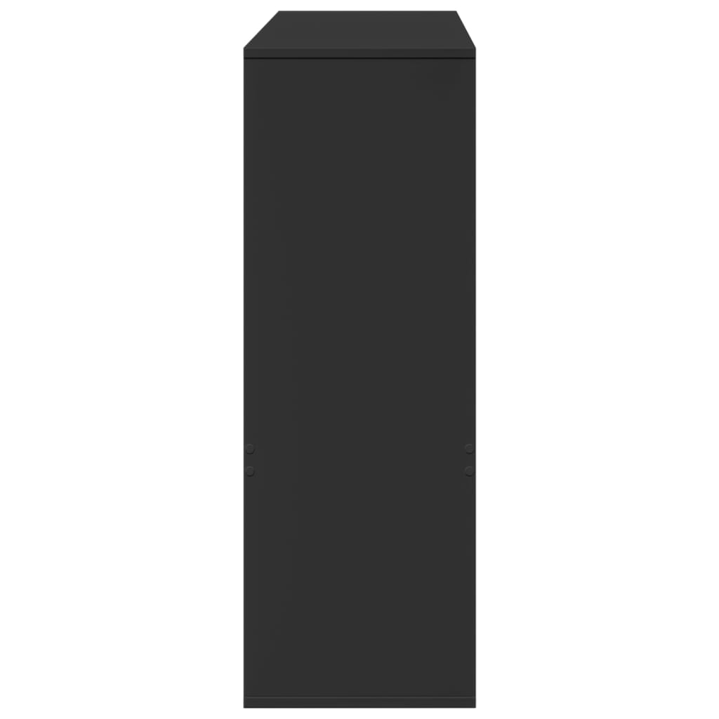 vidaXL Separator de cameră, negru, 100x33x94,5 cm, lemn prelucrat vidaXL Separator de cameră, negru, 100x33x94,5 cm, lemn prelucrat
