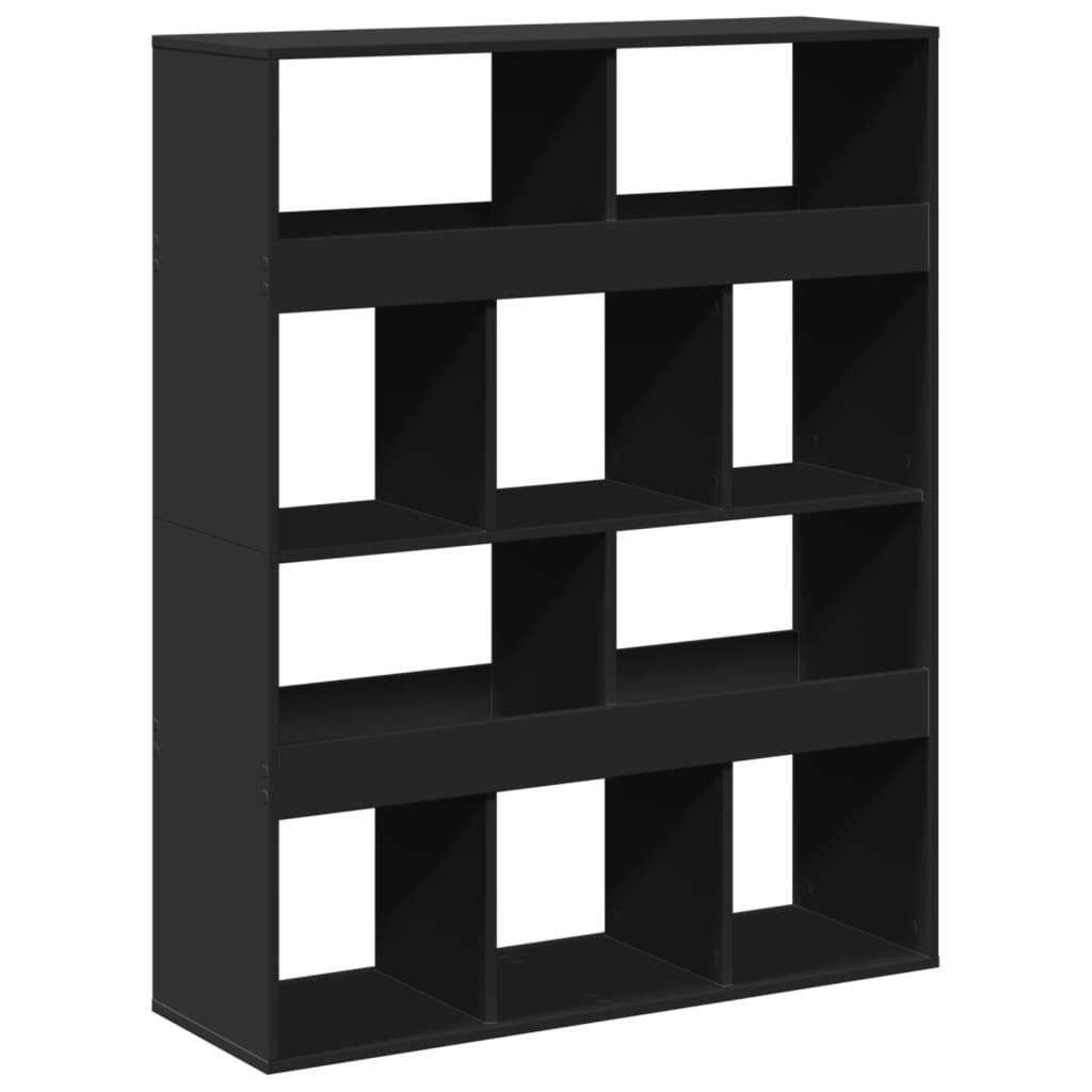 vidaXL Separator de cameră, negru, 100x33x125,5 cm, lemn prelucrat vidaXL Separator de cameră, negru, 100x33x125,5 cm, lemn prelucrat