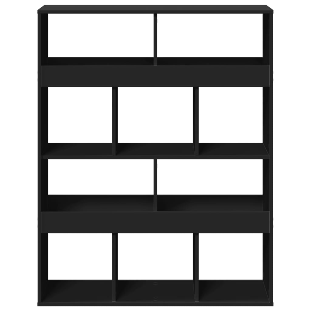 vidaXL Separator de cameră, negru, 100x33x125,5 cm, lemn prelucrat vidaXL Separator de cameră, negru, 100x33x125,5 cm, lemn prelucrat