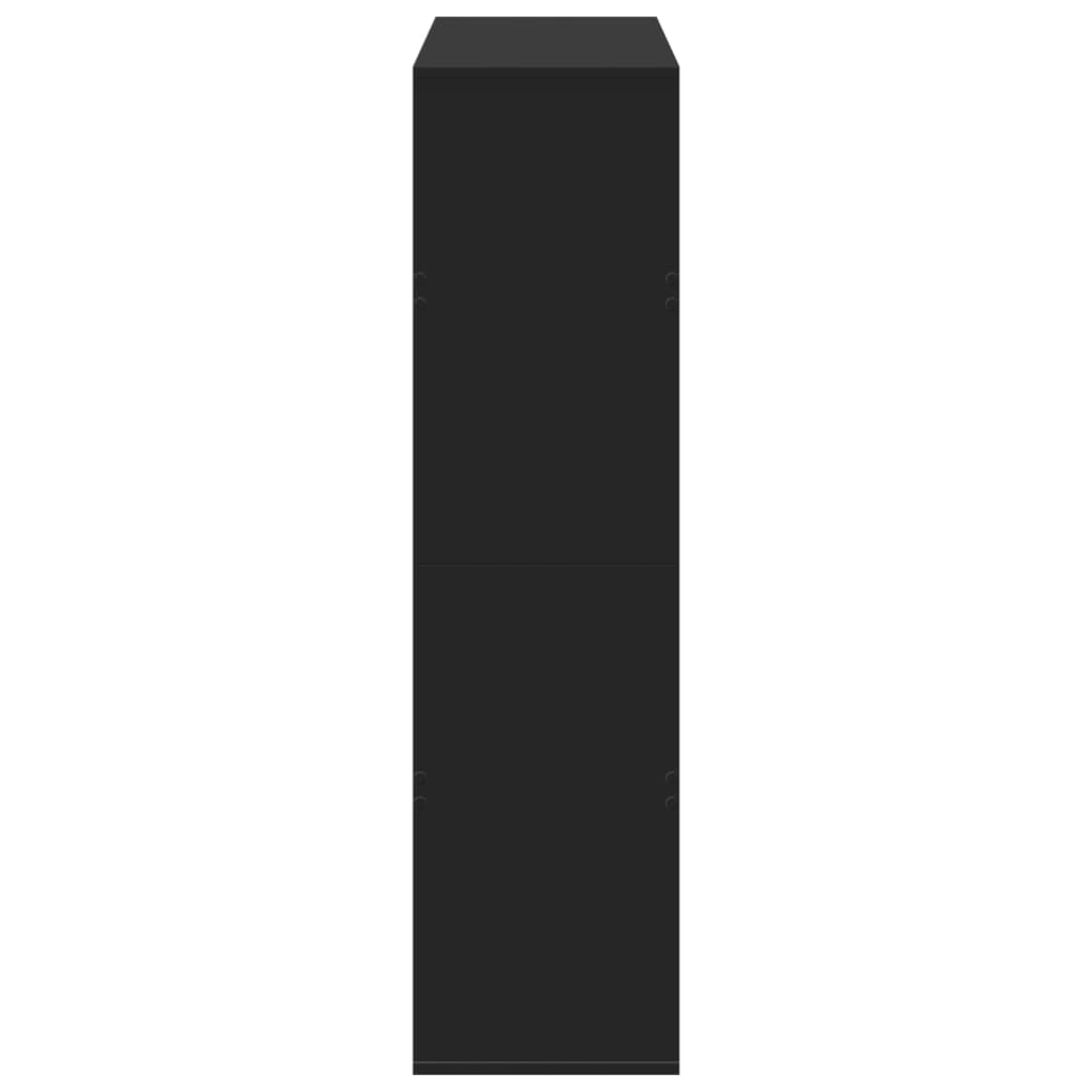 vidaXL Separator de cameră, negru, 100x33x125,5 cm, lemn prelucrat vidaXL Separator de cameră, negru, 100x33x125,5 cm, lemn prelucrat