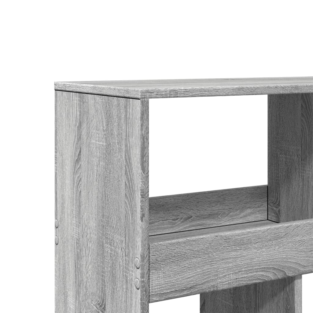 vidaXL Separator de cameră gri sonoma, 100x33x125,5 cm, lemn prelucrat vidaXL Separator de cameră gri sonoma, 100x33x125,5 cm, lemn prelucrat