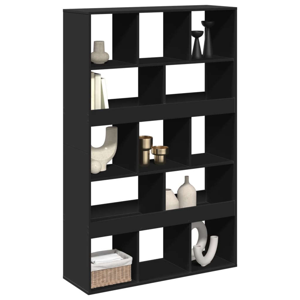 vidaXL Separator de cameră, negru, 100x33x156,5 cm, lemn prelucrat vidaXL Separator de cameră, negru, 100x33x156,5 cm, lemn prelucrat