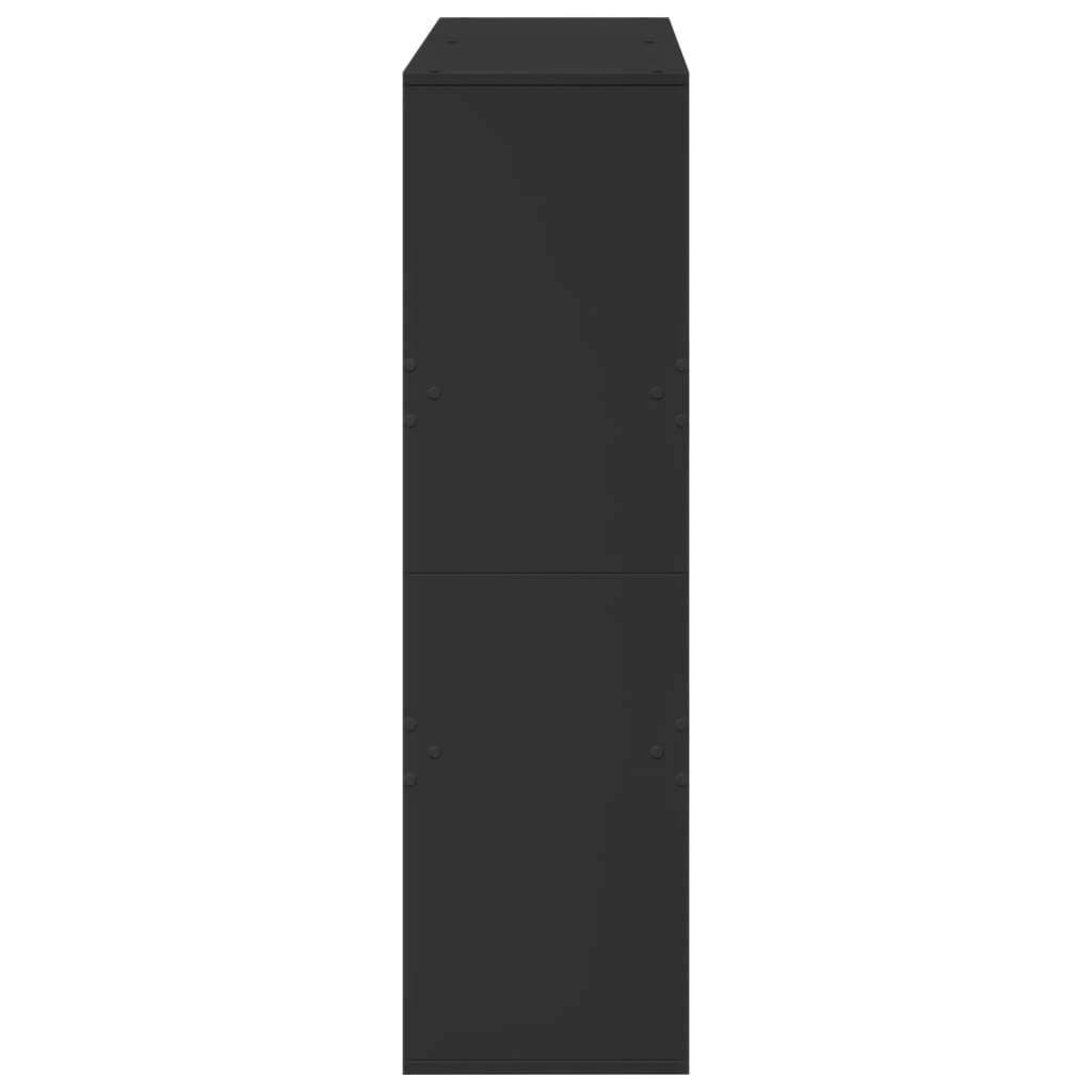 vidaXL Separator de cameră, negru, 100x33x115 cm, lemn prelucrat vidaXL Separator de cameră, negru, 100x33x115 cm, lemn prelucrat