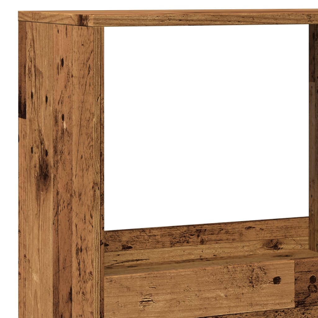 vidaXL Separator de cameră, lemn vechi, 100x33x175 cm, lemn prelucrat vidaXL Separator de cameră, lemn vechi, 100x33x175 cm, lemn prelucrat