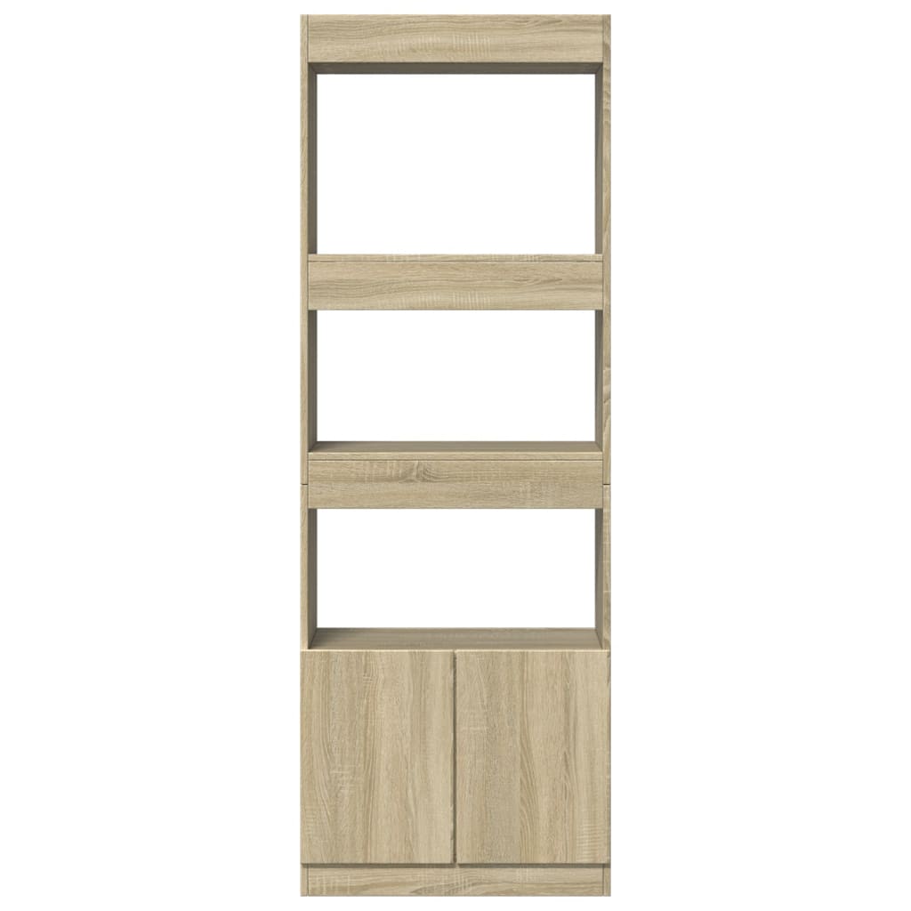 vidaXL Dulap înalt, stejar sonoma, 63x33x180 cm, lemn prelucrat vidaXL Dulap înalt, stejar sonoma, 63x33x180 cm, lemn prelucrat
