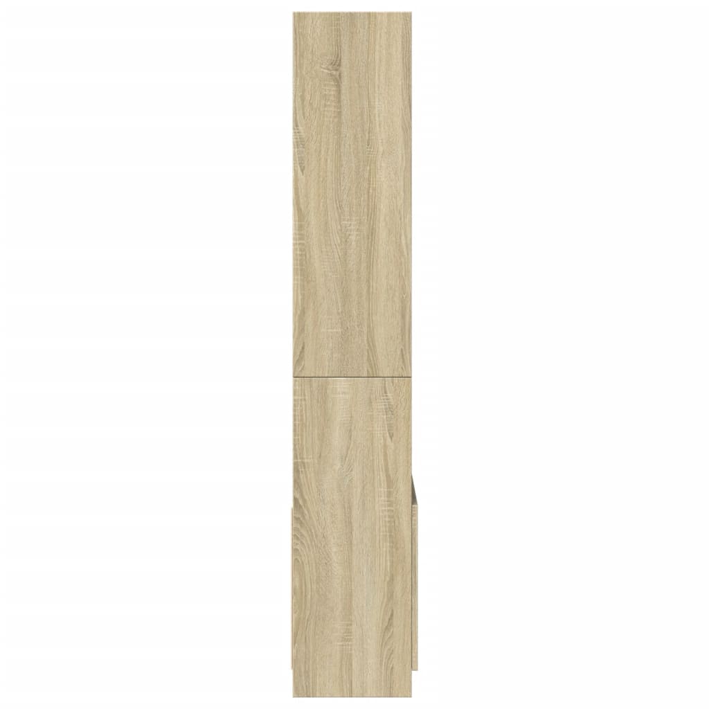 vidaXL Dulap înalt, stejar sonoma, 63x33x180 cm, lemn prelucrat vidaXL Dulap înalt, stejar sonoma, 63x33x180 cm, lemn prelucrat