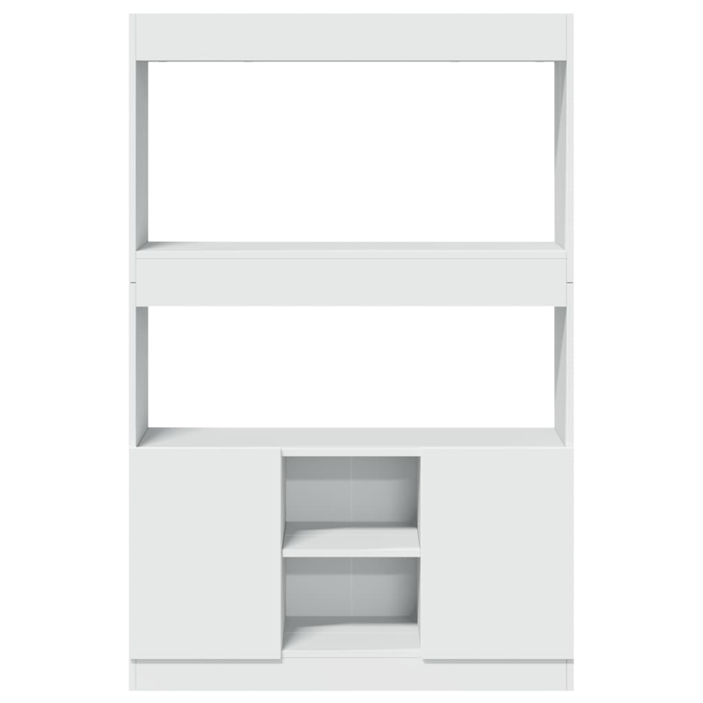vidaXL Dulap înalt, alb, 92x33x140 cm, lemn prelucrat vidaXL Dulap înalt, alb, 92x33x140 cm, lemn prelucrat