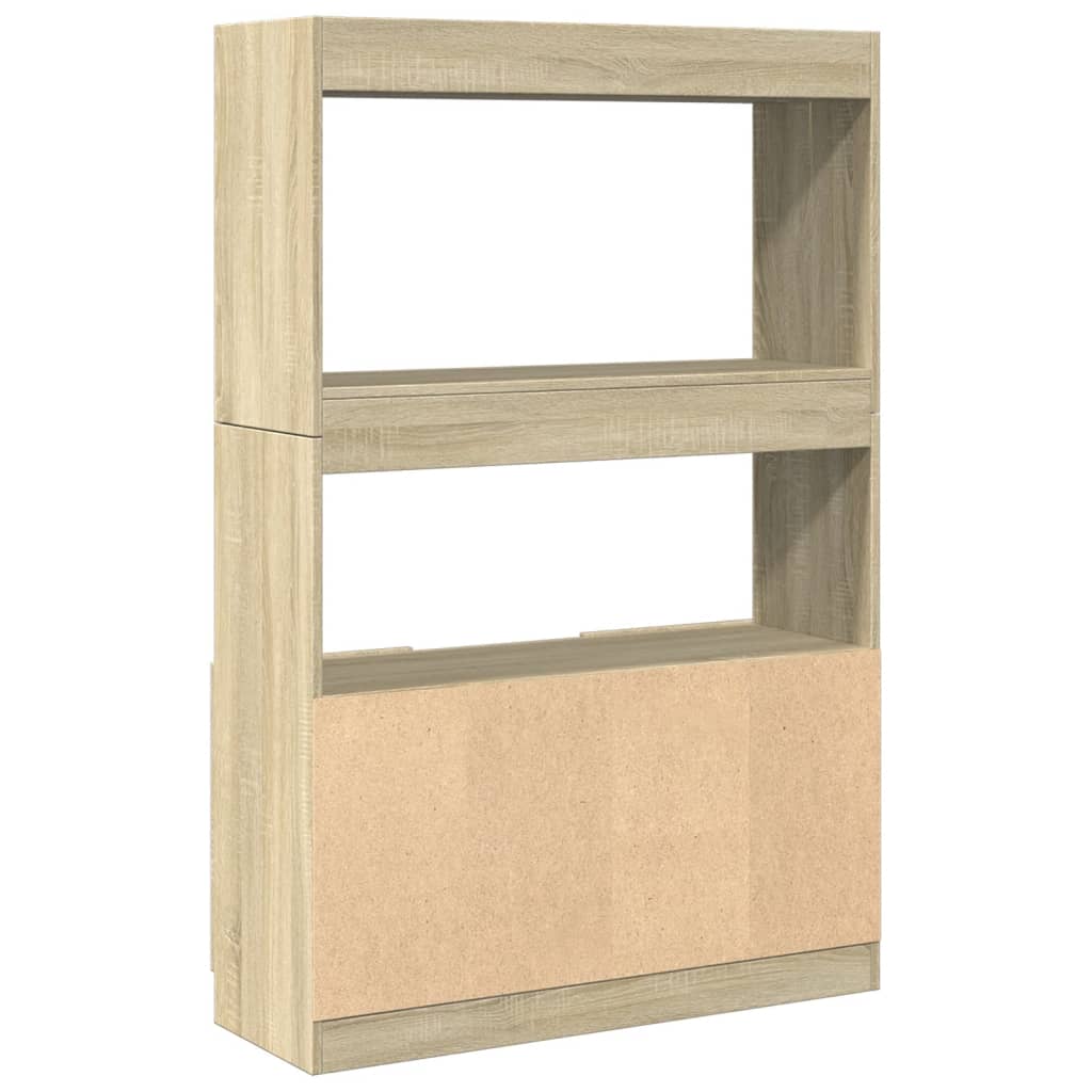 vidaXL Dulap înalt, stejar sonoma, 92x33x140 cm, lemn prelucrat vidaXL Dulap înalt, stejar sonoma, 92x33x140 cm, lemn prelucrat
