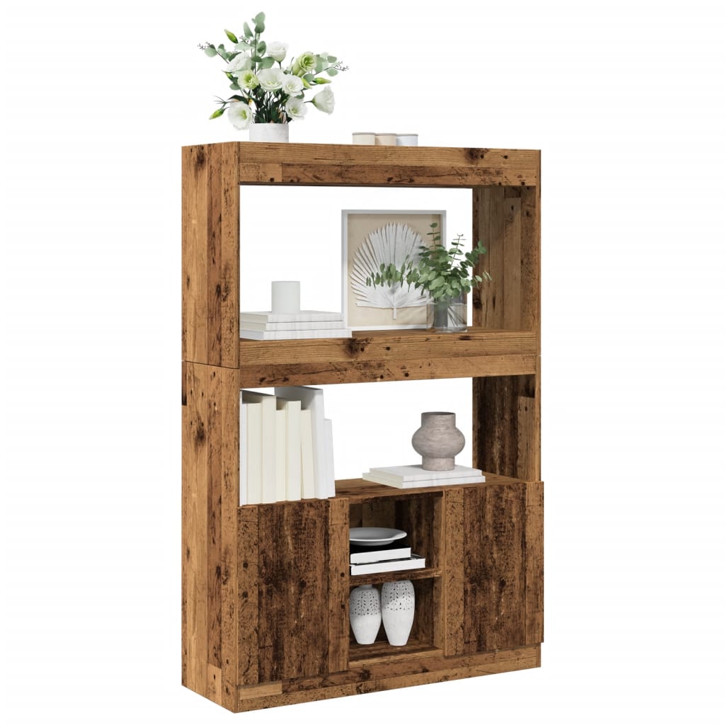 vidaXL Dulap înalt, lemn vechi, 92x33x140 cm, lemn prelucrat vidaXL Dulap înalt, lemn vechi, 92x33x140 cm, lemn prelucrat
