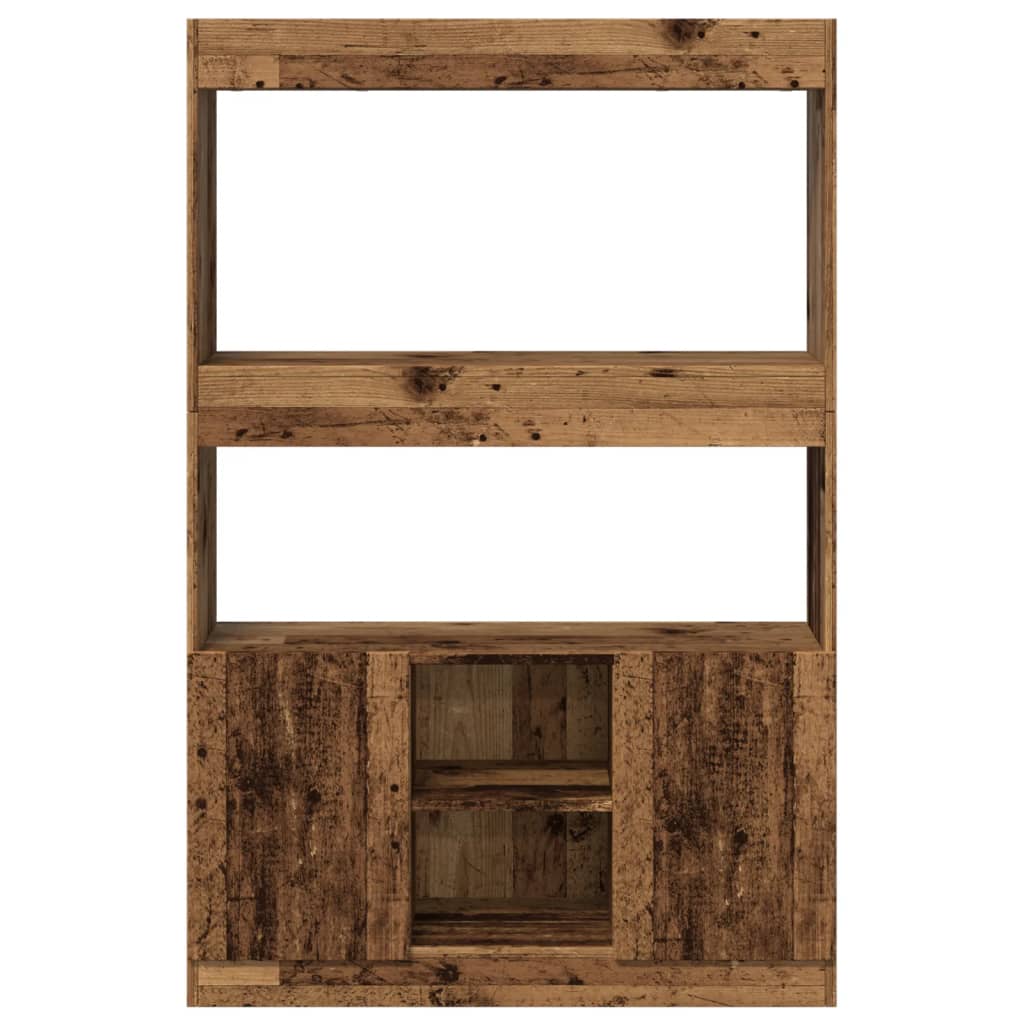 vidaXL Dulap înalt, lemn vechi, 92x33x140 cm, lemn prelucrat vidaXL Dulap înalt, lemn vechi, 92x33x140 cm, lemn prelucrat